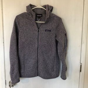 Women’s Patagonia hooded jacket.